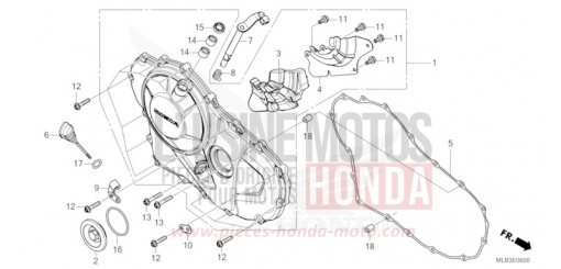 PANNEAU CARTER-MOTEUR D. CB750AP de 2024